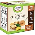 Kendel Instant Ginger Drink with Sugar, Made from Real Ginger Crushed into Fine Powder, Contains Cane Sugar, May Aid Digestion, Can be Enjoyed Hot or Cold, Caffeine Free (10 Sachets Per Box)