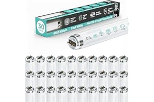 GoodBulb 30 Pack F40T12/841 40-W 48 Inch T12 Fluorescent Light Bulb, 4100K Cool White Light, Medium Bi-Pin Base, 2600 Lumens, 90 CRI, 24000 Life Hours, Instant/Programmed Start