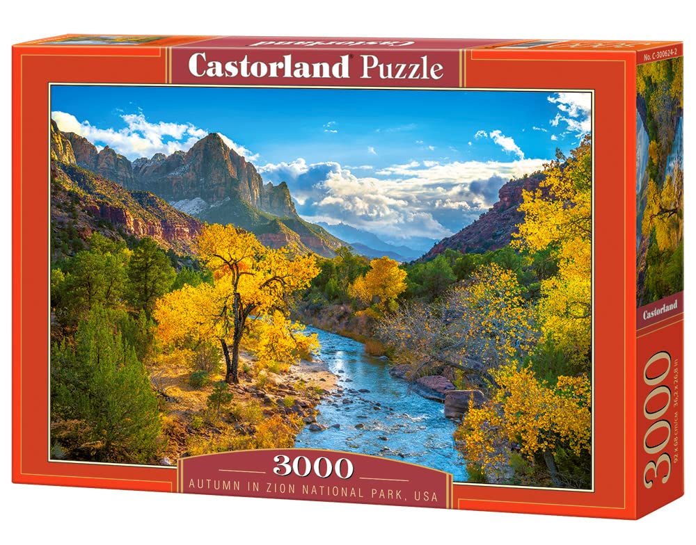 Puzzle 3000 pièces : Automne dans le parc national de Zion, USA