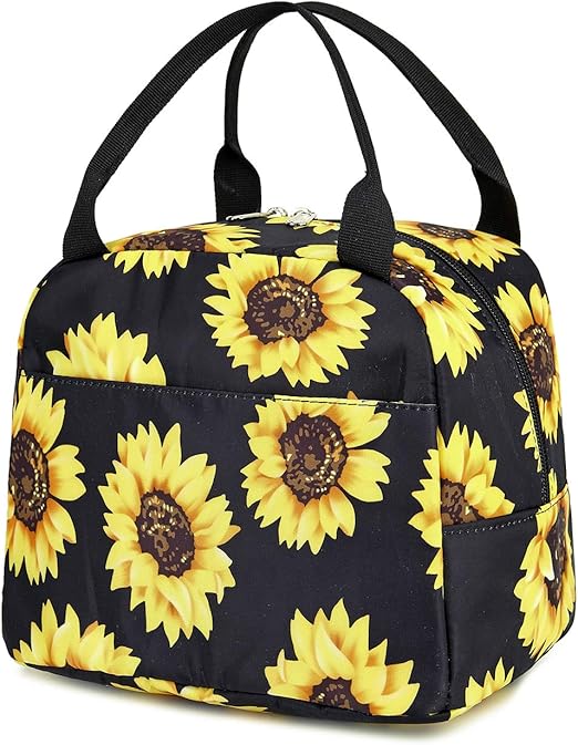 sunflower lunch bag