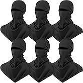 Syhood 6 Pieces Balaclava Face Cover Breathable Long Neck Covers Summer Neck Protector for Men Sun Protection