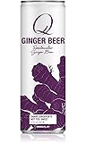 Q Drinks, Q Ginger Beer, Spectacular Ginger Beer, 12 Ounce Slim Can (Pack of 12)