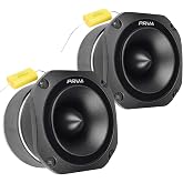 PRV AUDIO TW700Ti Black 4 Inch Titanium Bullet Tweeter TW700Ti 240 Watts, 8 Ohm Super Tweeter, Built-in Capacitor Pro Audio High Frequency Driver (2 Tweeters)