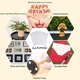JANYUN 280 PCS Double Sided Adhesive Dots 20mm Clear Putty Removable Waterproof view 5