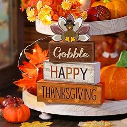Lineshading 4 Pcs Fall Decorations for Home