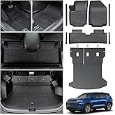 Floor Mats & Cargo Liners & Backrest Mat for 2025 2026 Chevy Equinox (Only Gas) & GMC Terrain 2025 2026, Door Sill Guards, All Weather TPE Car Floor Mats, Trunk Liner for Chevrolet Equinox Accessories