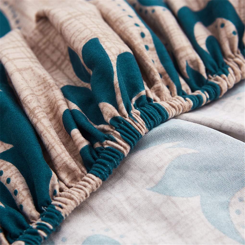 nordmiex Stretch Sofa Slipcovers Fitted Furniture Protector Printed Sofa Cover Stylish Fabric Couch Cover with 2 Pillowcases for 4 Cushion Couch(Sofa-4 Seater,Orange Geometric): Home & Kitchen