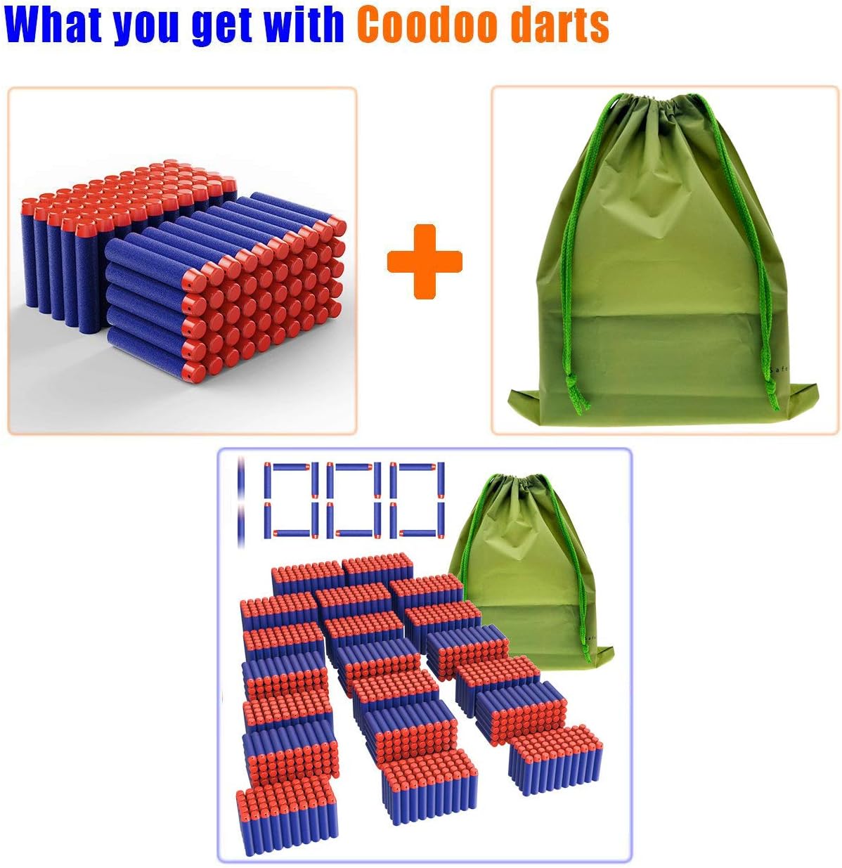 nerf darts 1000 pack