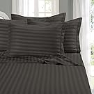 Elegant Comfort Super Silky Soft-Sale-1500 Thread Count Egyptian Quality Luxurious Wrinkle, Fade, Stain Resistant 6-Piece Stripe Bed Sheet Set, King Gray