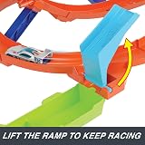Hot Wheels Lets Race Netflix Action Loop Cyclone Challenge Track Set 1:64 Car view 5