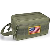 TACTICISM Toiletry Bag for Men - Dry Wet Separate