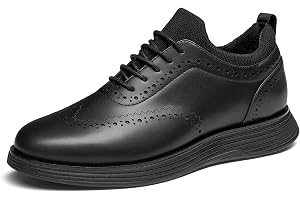 thumbnail image 2 of Bruno Marc Men's MaxFlex Dress Sneakers - Wingtip Oxford Business Casual Shoes With Comfort Fit 2 of 14