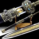 Metal Handle Chinese Kungfu Dao Sword Han Tang