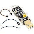 USB to UART Debugger Module for Raspberry Pi 5, Type-A Port, Onboard UART Connector, Supports Multiple Connection Methods/Multi-System Linux, Android, Windows 7/8/8.1/10/11,etc.