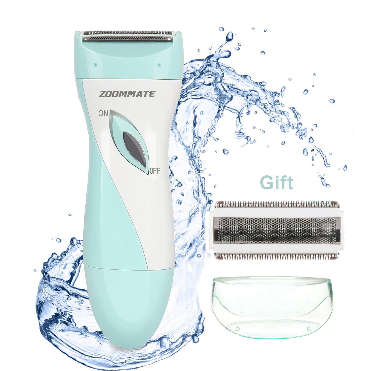 ZOOMMATE Ladies Electric Shaver, Wet/Dry Use Women’s