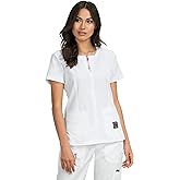 KOI Lite Serenity Women's 4-Pocket Zipper Neck Scrub Top