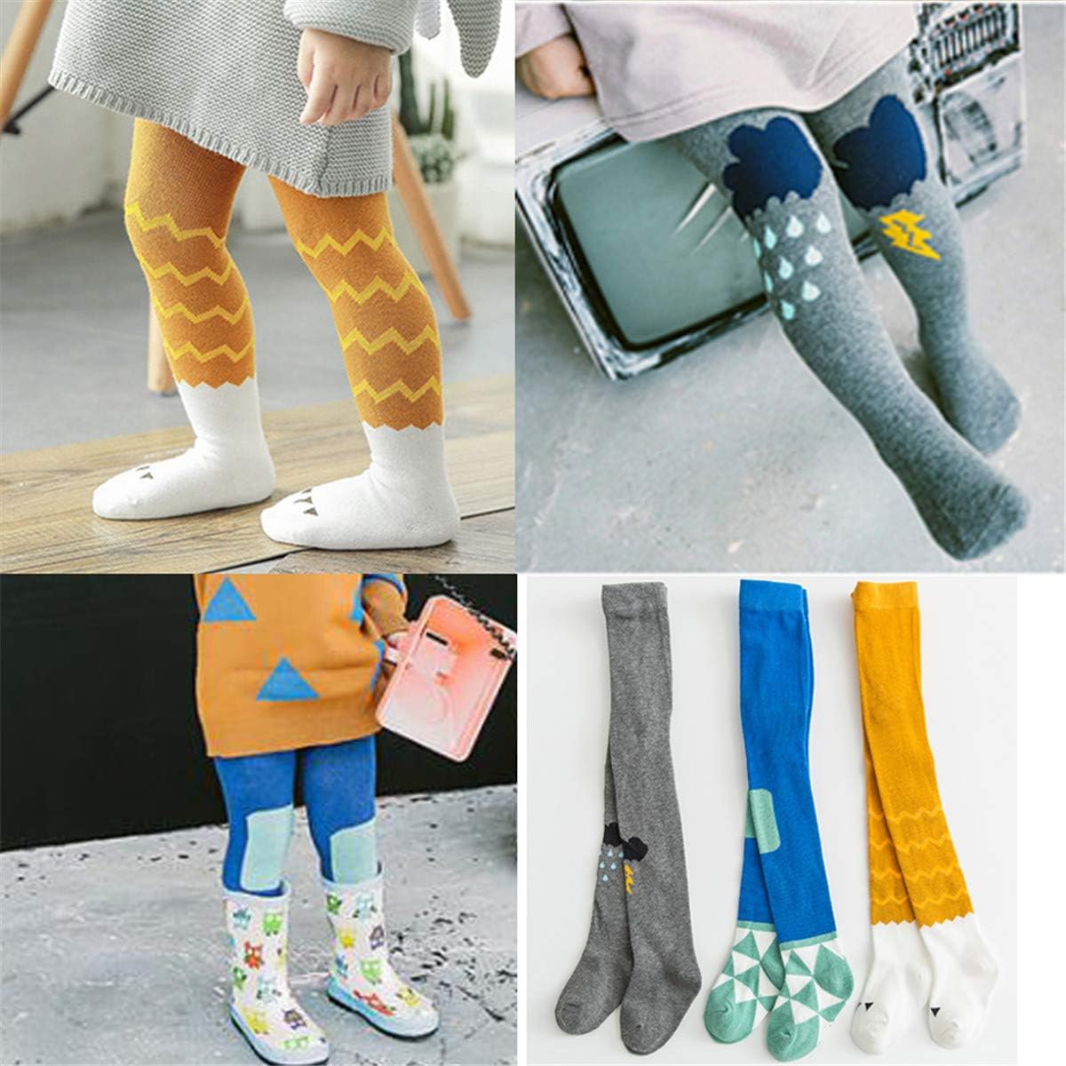 Baby Girls Tight Chriatmas Stocking Infant Kinits Cute Legging Pants Toddler Winter Warm Socks: Clothing