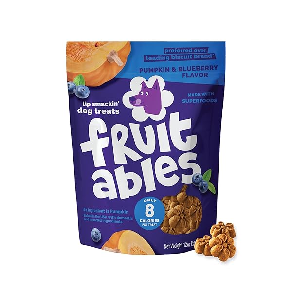 FRUITABLES BAKED DOG TREATS, HEALTHY PUMPKIN TREAT FOR...