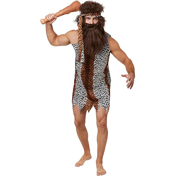 Amazon.com: Smiffys Crazy Caveman Set : Clothing, Shoes & Jewelry