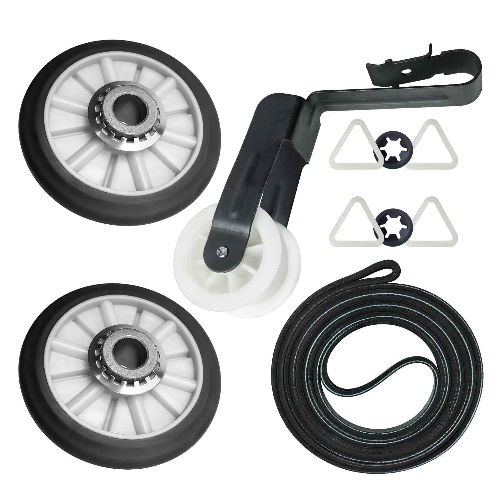 Photo 1 of 4392065 Dryer Repair Kit with 349241T Drum Roller Kit, 691366 Idler Pulley 341241 Belt Compatible with Whirlpool Kenmore Maytag Amana Dryers Replaces AP3131942 AP6010582 WP691366 AP3098345