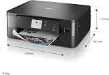 Brother DCP-J1050DW Wireless Colour Inkjet Printer 3-in-1 UK Plug Black view 3