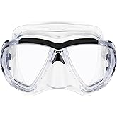 Cressi Adult Dive Mask with Inclined Lens for Scuba Diving - Optical Lenses Available - Big Eyes - Made in Italy