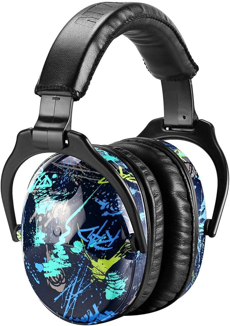 ZOHAN 030 Casque Anti Bruit Enfant Facilement Réglable, Protection Auditive avec Sac de