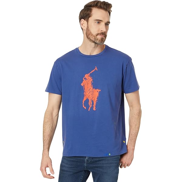 POLO RALPH LAUREN Red Big Polo Pony Cursive Logo T-Shirt 1967 (X