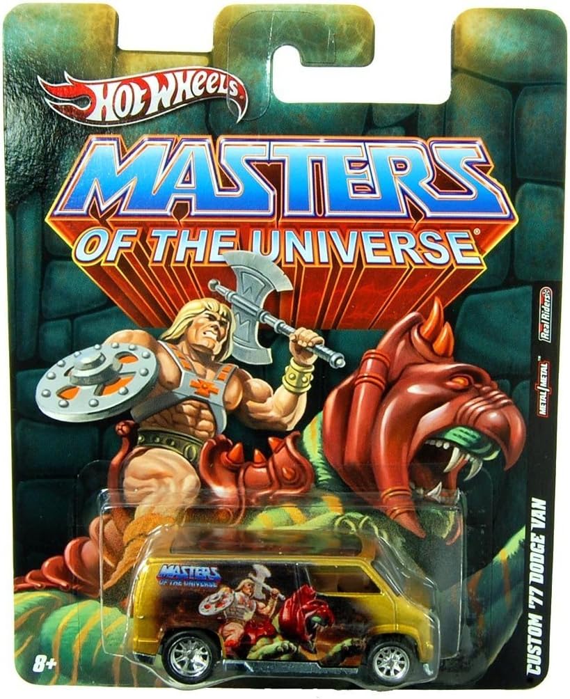 '77 DODGE VAN * HE-MAN * Hot Wheels Masters of the Universe 2011 Nostalgia Series 1:64 Scale Die-Cast Vehicle