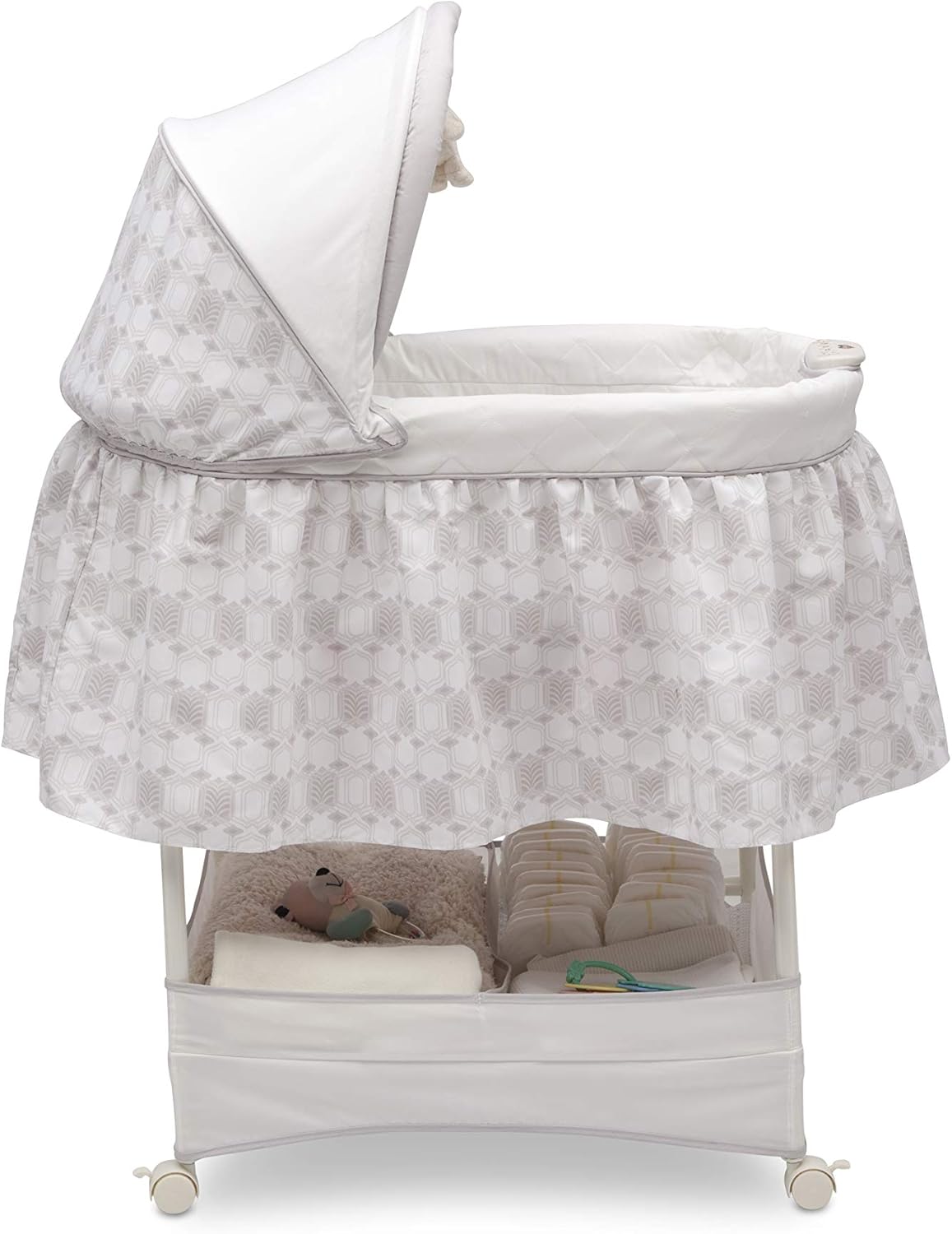 delta soothe and glide bassinet