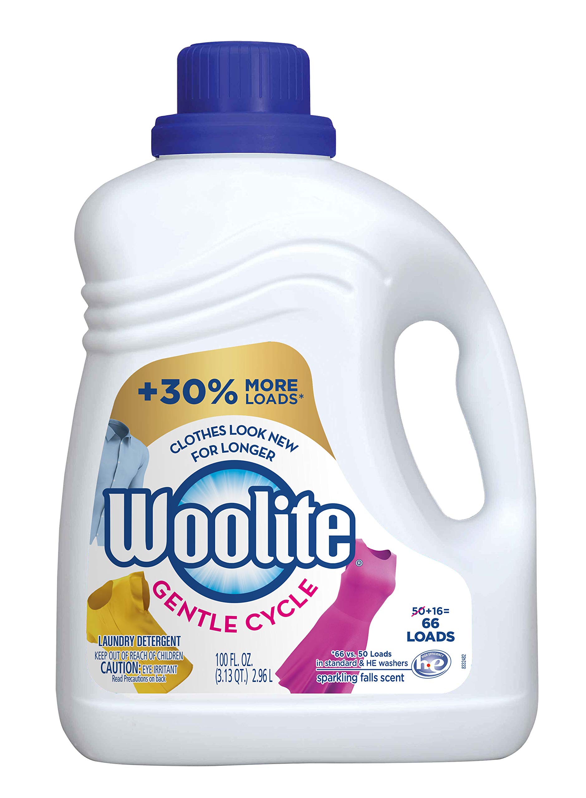 Woolite Gentle Cycle Liquid Laundry Detergent, 66 Loads, Regular HE