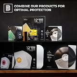 BIG FUDGE 7 inch Outer Vinyl Sleeves 50pcs Clear 3 mil 7.42 x 7.42 in view 6