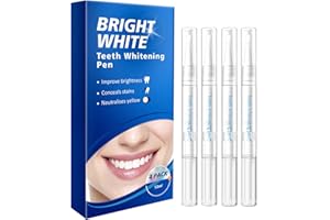 Hedhedhed Teeth Whitening Pen - Professionally Stain Removal Teeth Whitening Gel Formula, No Sensitivity Effective Teeth Whitener, Mint (0.11 Fl Oz (Pack of 4))