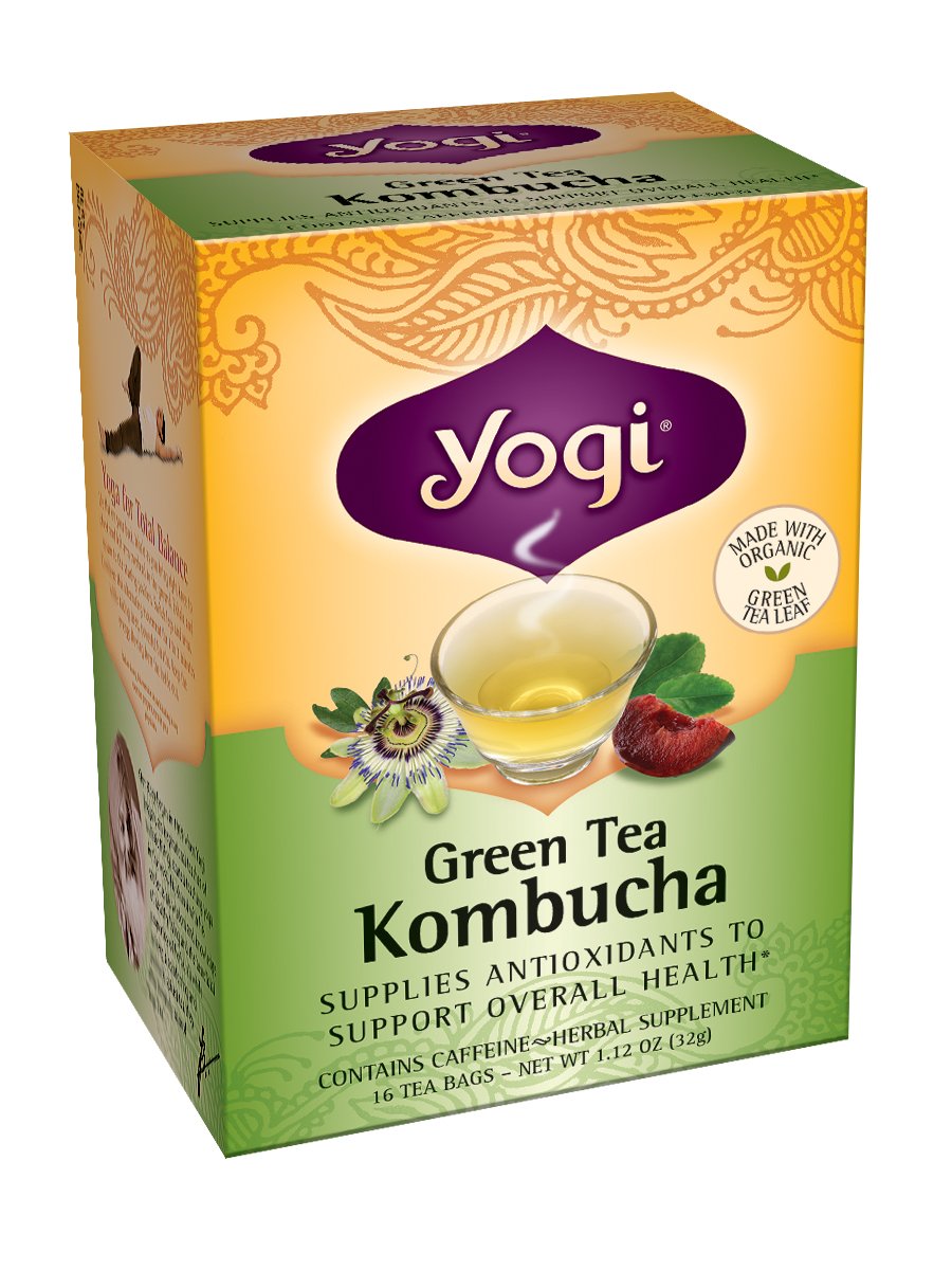 Yogi Teas Kombucha Green Tea, 16 Count (Pack of 6) eBay
