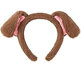 pagreberya Plush Animal Ears Headbands – Soft Costume Hair Accessories for Party, Cosplay, Dress-Up