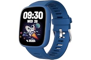 TICTIKY Smart Watch for Kids with Location Tracker (iOS Only), Fitness Tracker Watch with Step Counter, Pedometer, Heart Rate