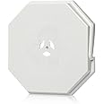 Octagon Mounting Block for Vinyl Siding, Surface Block for Double 1/2 inch Width Lap and 4 inch Height Siding, White (1 Pack)