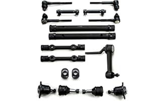 A-Resto-Parts Front End Suspension Rebuild Kit Compatible With Chevrolet C10 2WD Vehicles, OEM Spect Replacement Parts, 10 Piece Kit (YEARS: 1965-1966 w/Idler Arm)