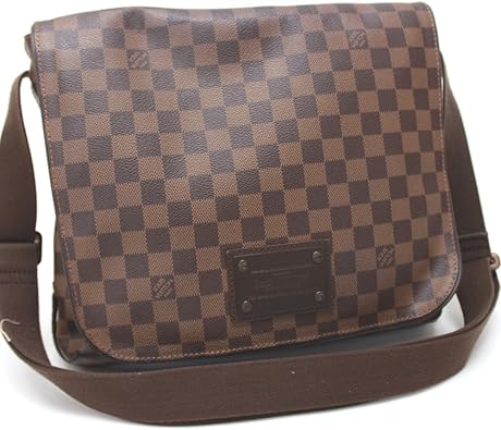 Amazon ルイ ヴィトン Louis Vuitton N ブルックリンmm ダミエ 斜め掛けショルダーバッグ ショルダーバッグ ダミエキャンバス メンズ 中古 ショルダーバッグ
