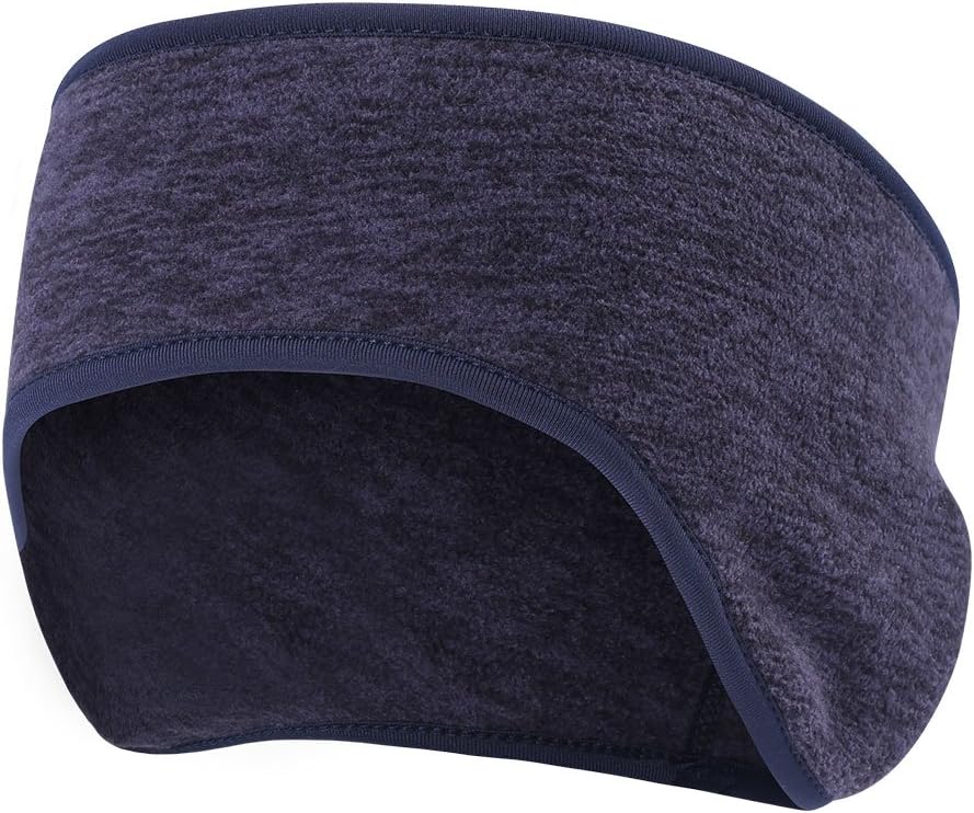 Fleece Ear Warmer Cover Headband - Ear Muffs Perfect for Winter Running Yoga Skiing Riding Bike in Cold Freezing Weather