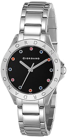 Giordano Analog Black Dial Womens Watch - 2682-11