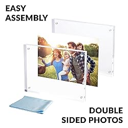 SimbaLux Magnetic Acrylic Picture Photo Frame 6x8