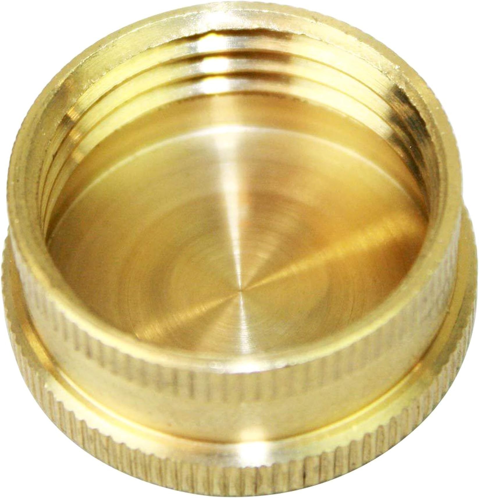 Brass Garden Hose Cap Female Die-Cast Outdoor Faucet Plug Fitting 3/4"
