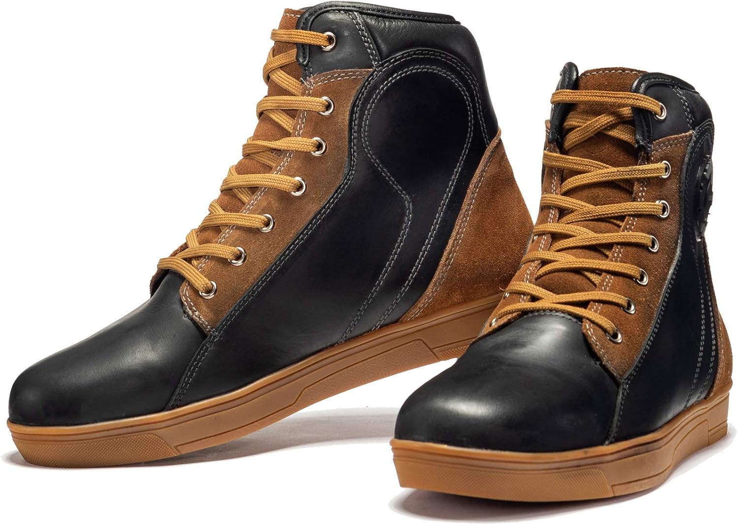 Black Streetwise WP Ankle Waterproof Motorcycle Boots Amazon.co.uk