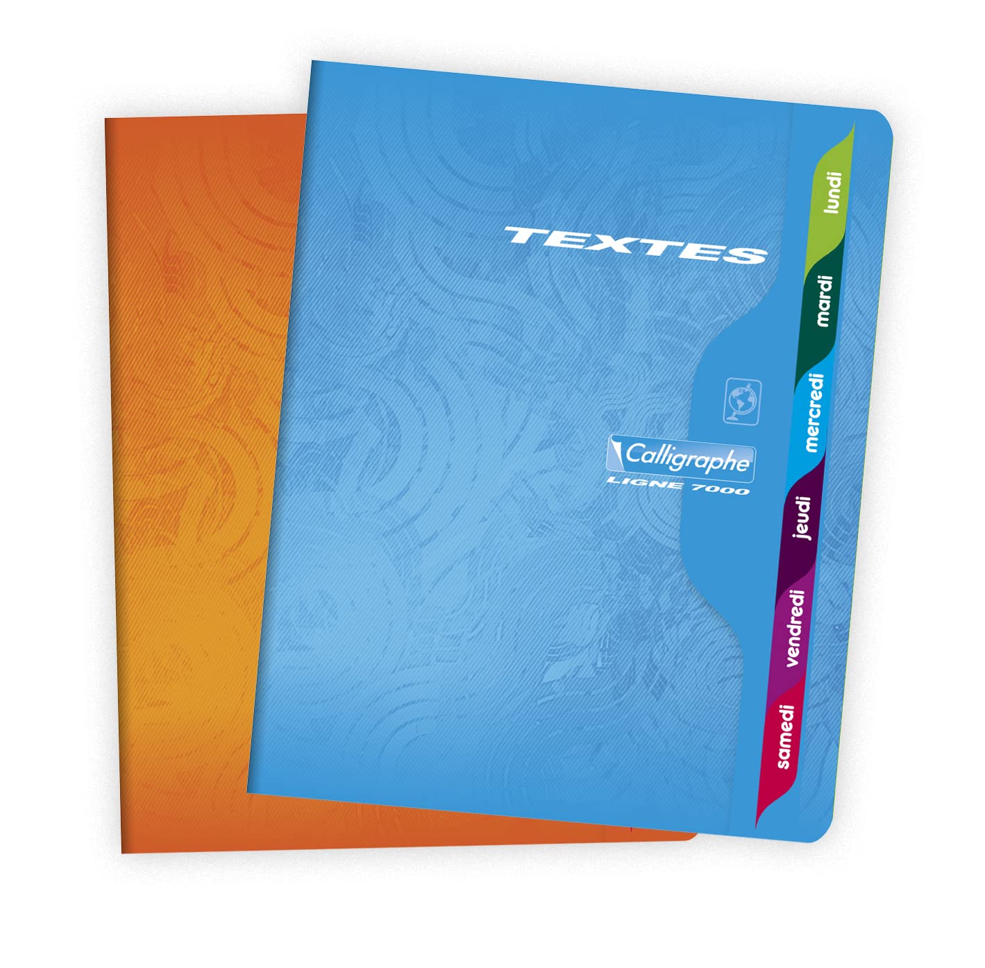 Calligrapher 55C Stapled Homework Notebook (Clairefontaine) - 17x22 cm - 120 Seyes Ruled Pages - 70 g Paper - Varnished Recycled Card Cover - Random Colour