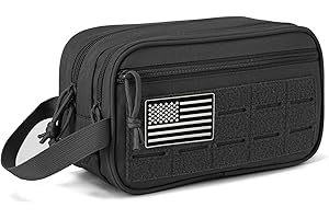 QT&QY Tactical Toiletry Bag For Men Hygiene Bag EDC Military Tool Molle Pouches Small Dopp Kit Mens Shaving Kit Travel shower Bags