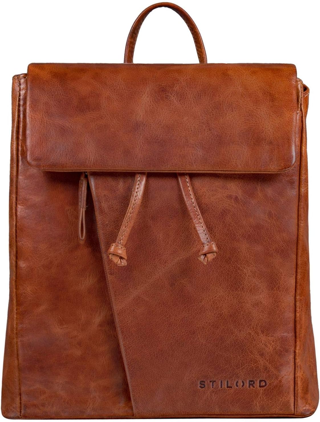STILORD 'Anita' Women's City Daypack Leather Small Backpack Vintage Handbag for iPad 9.7 Inch Ladies Daypack City Shopping Genuine leather