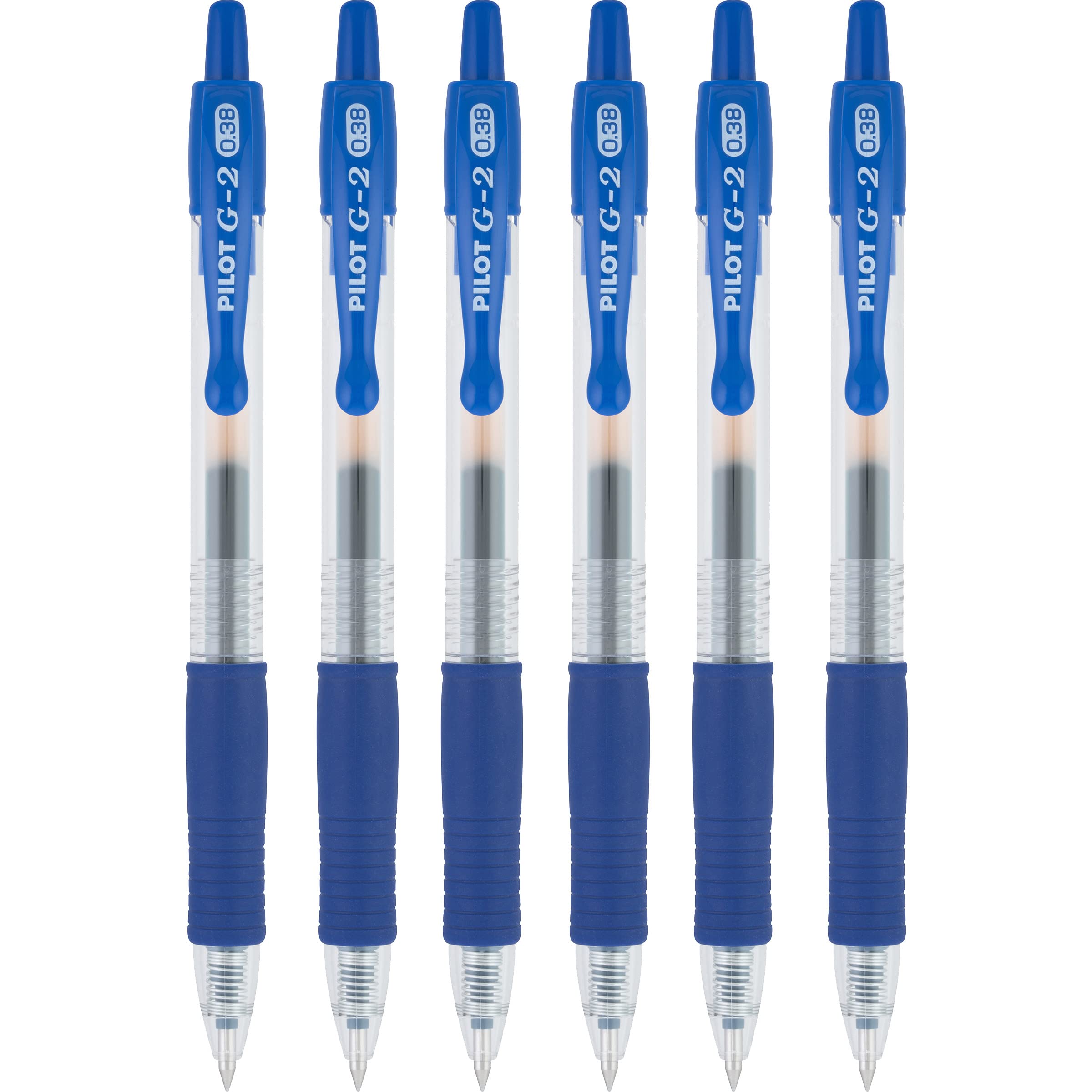 Stylo Plume Rétractable Rechargeable - Encre Effaçable Bleue Ou Noire, Pointe 0.38mm, Lot Avec 5 Cartouches (blanc Et Autres Couleurs)