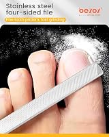 BEZOX Long Steel Nail File Dual-Ended Toenail Lifter view 2