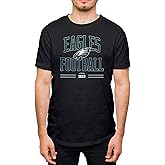 Hybrid Sports NFL Football Arch - Men's and Women's Short Sleeve T-Shirt - Size Small Philadelphia Eagles - Black